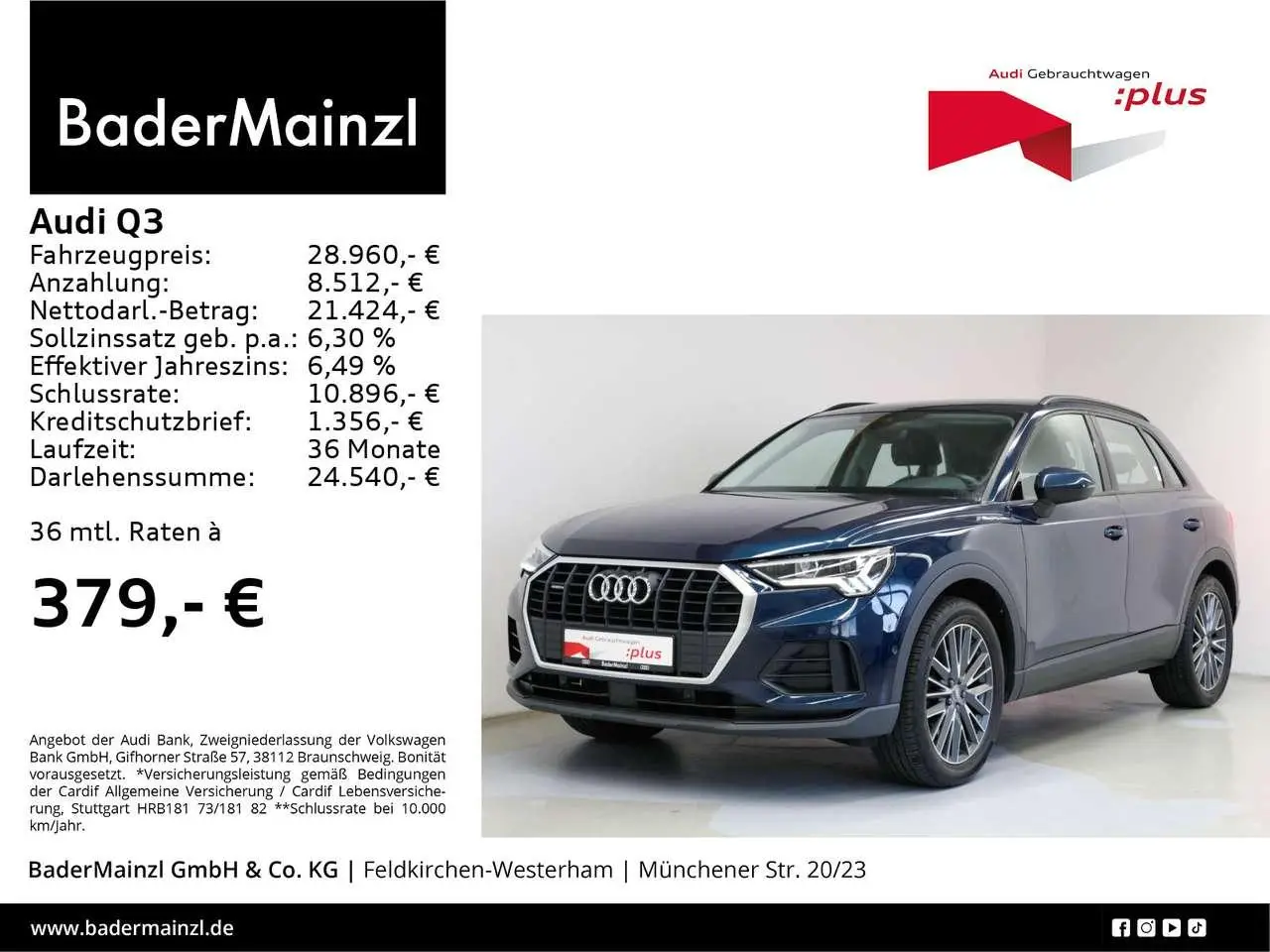 Photo 1 : Audi Q3 2020 Petrol