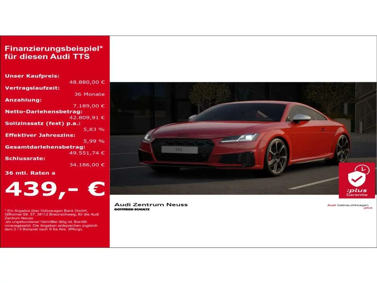 Photo 1 : Audi Tts 2024 Petrol