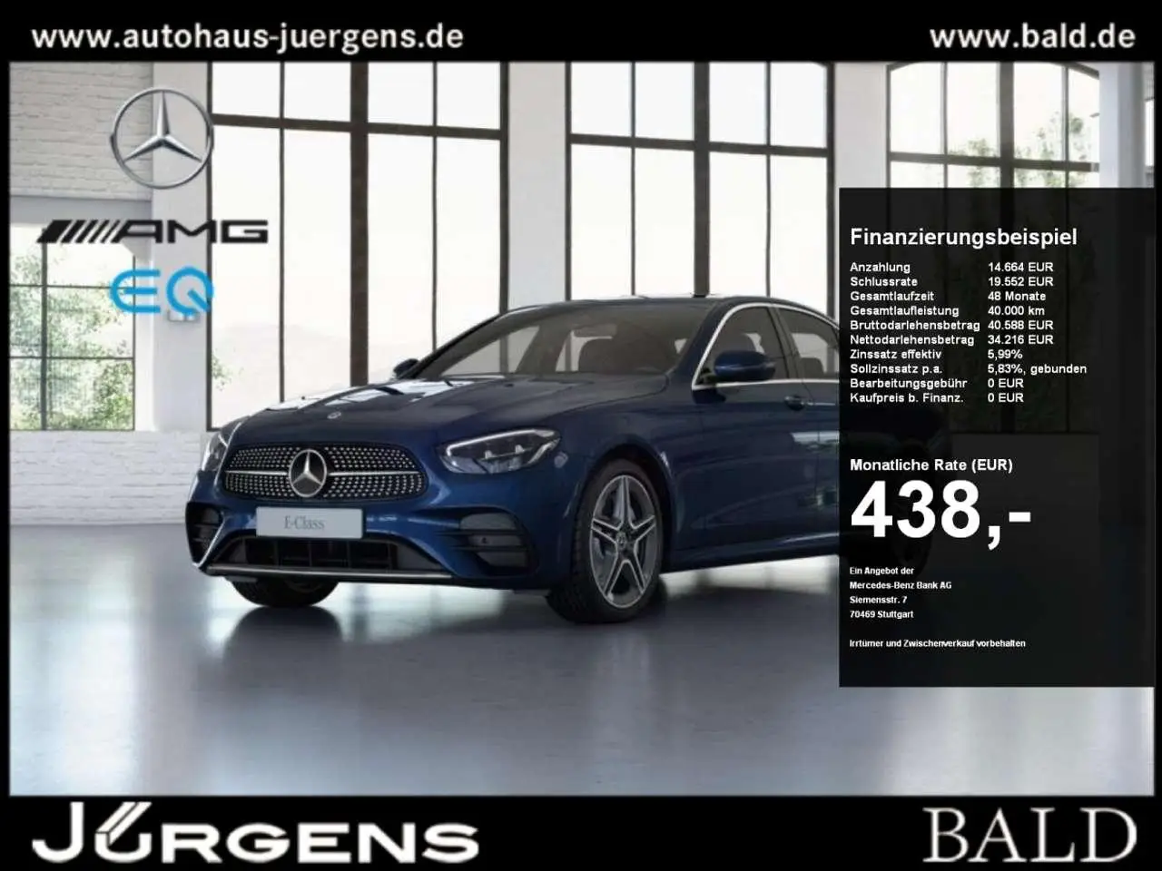 Photo 1 : Mercedes-benz Classe E 2023 Essence