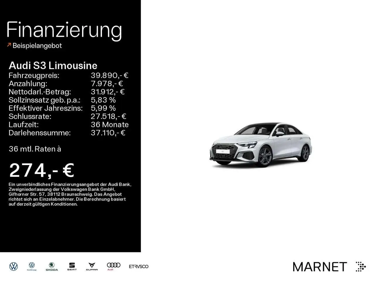 Photo 1 : Audi S3 2022 Essence