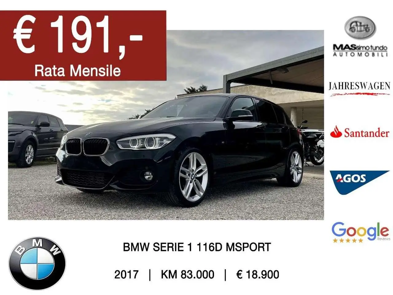 Photo 1 : Bmw Serie 1 2017 Diesel