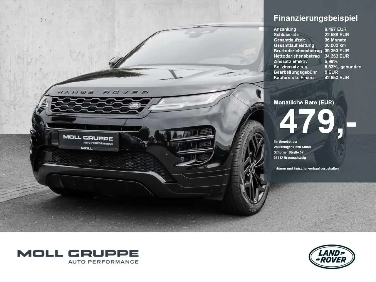 Photo 1 : Land Rover Range Rover Evoque 2021 Hybrid