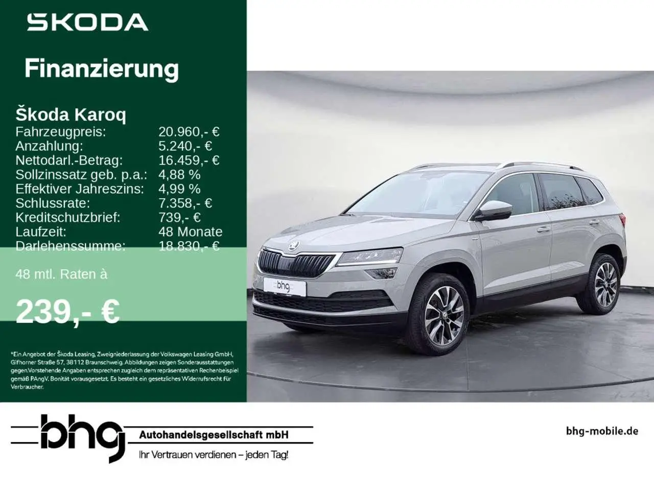 Photo 1 : Skoda Karoq 2020 Diesel