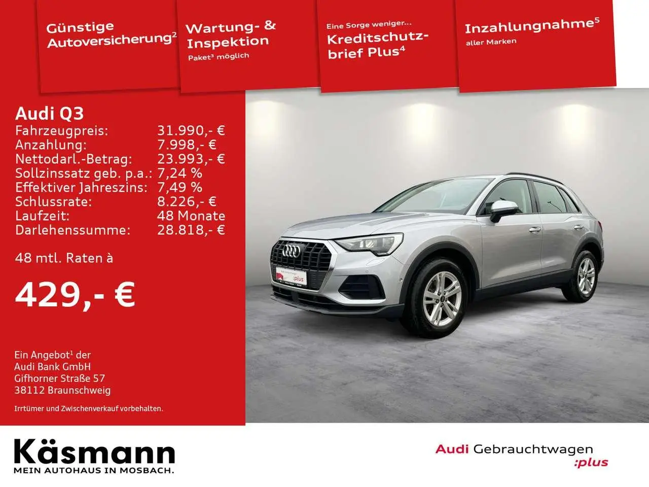 Photo 1 : Audi Q3 2023 Diesel