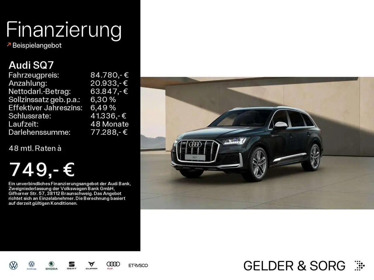 Photo 1 : Audi Sq7 2023 Petrol