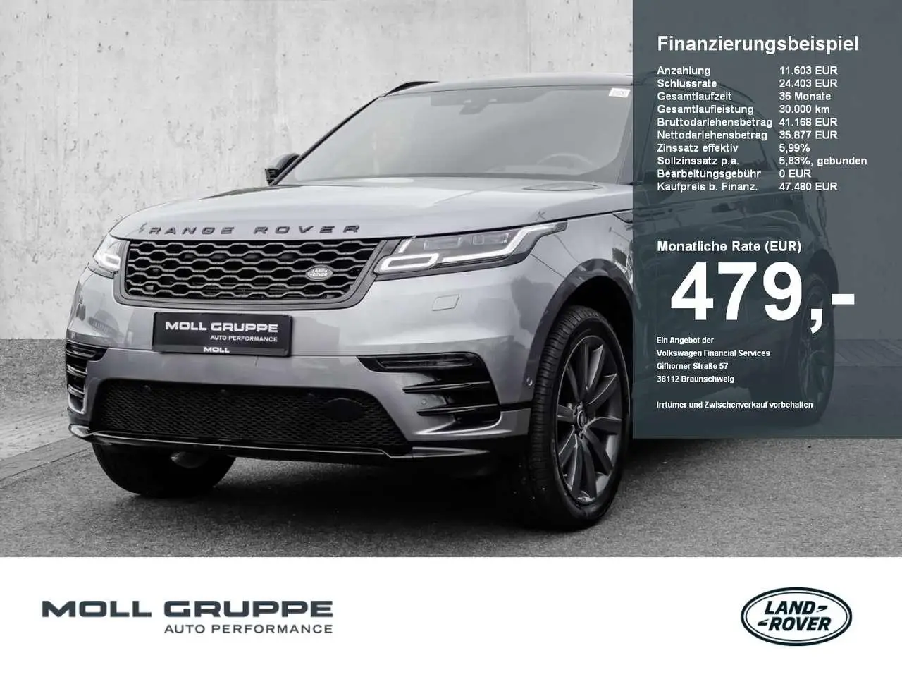 Photo 1 : Land Rover Range Rover Velar 2020 Diesel