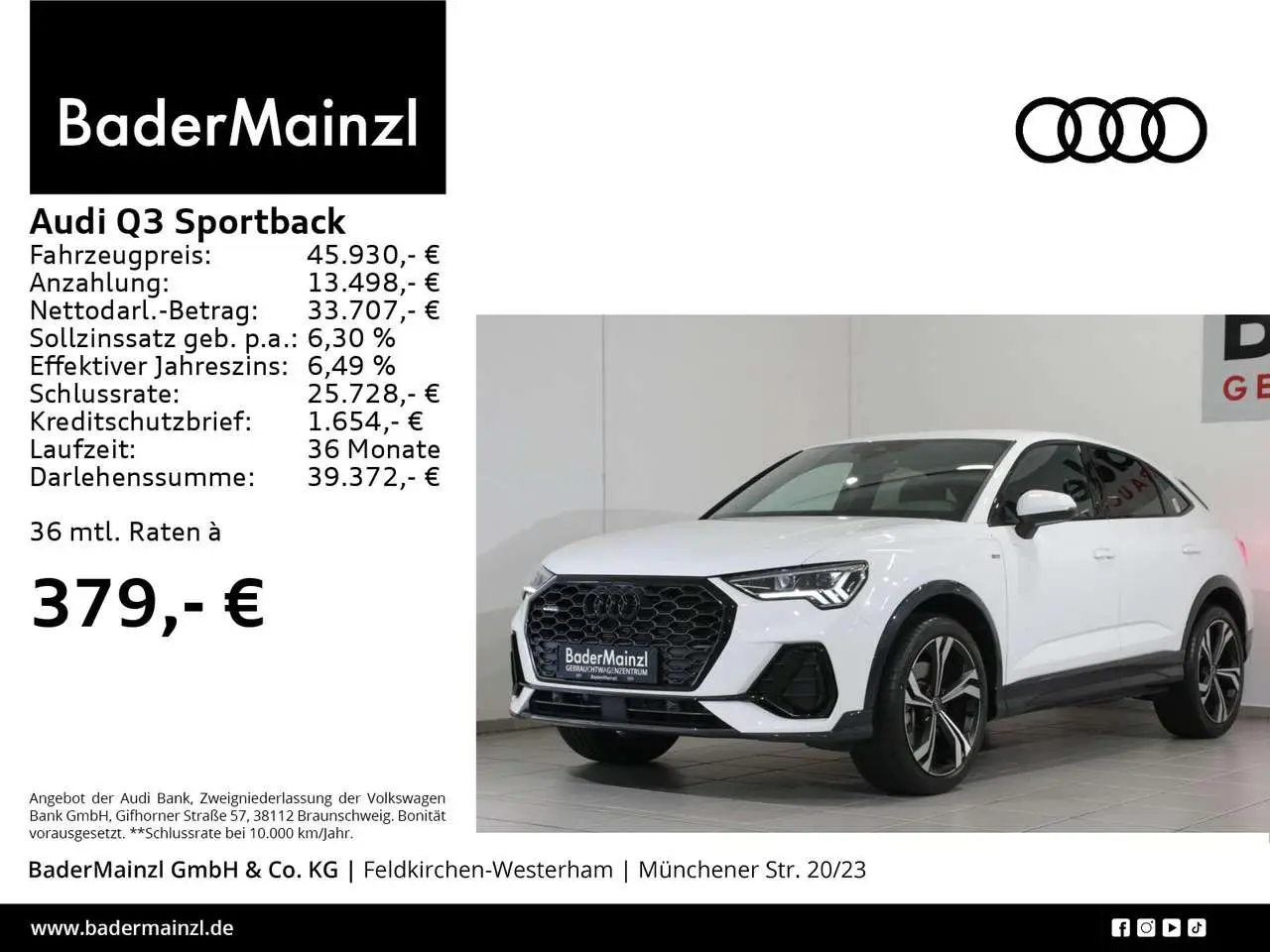 Photo 1 : Audi Q3 2023 Essence