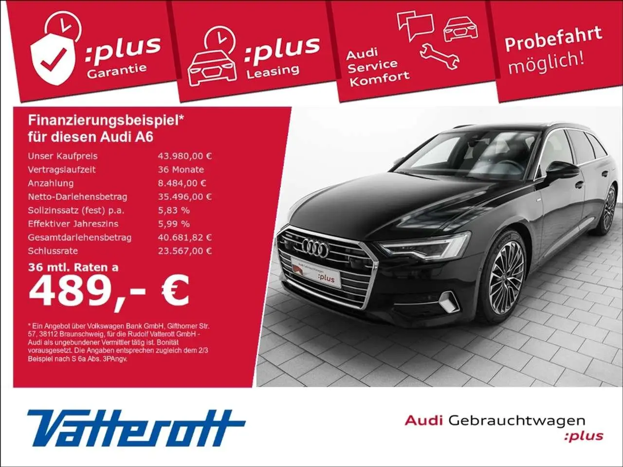 Photo 1 : Audi A6 2021 Hybrid