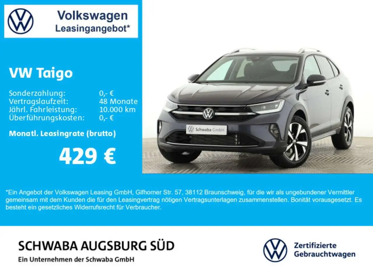 Photo 1 : Volkswagen Taigo 2024 Petrol