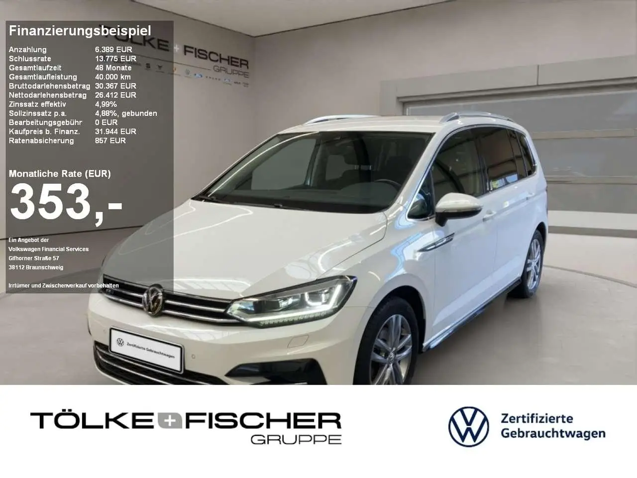 Photo 1 : Volkswagen Touran 2020 Essence