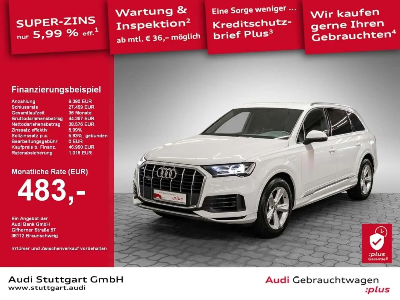 Photo 1 : Audi Q7 2020 Diesel