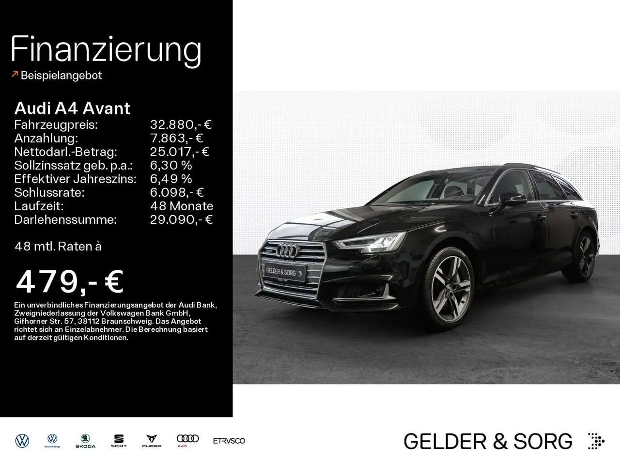 Photo 1 : Audi A4 2019 Diesel