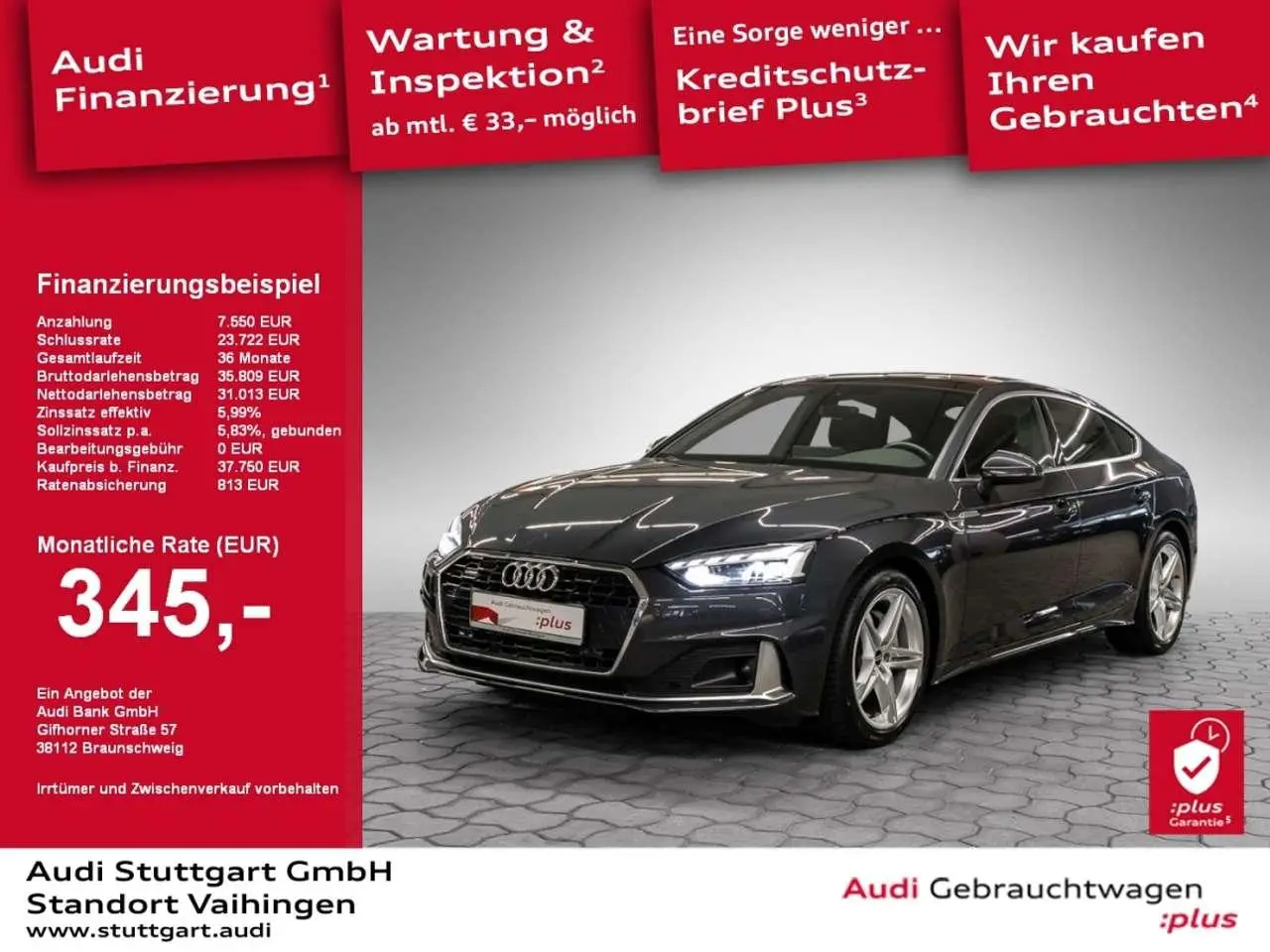 Photo 1 : Audi A5 2021 Diesel