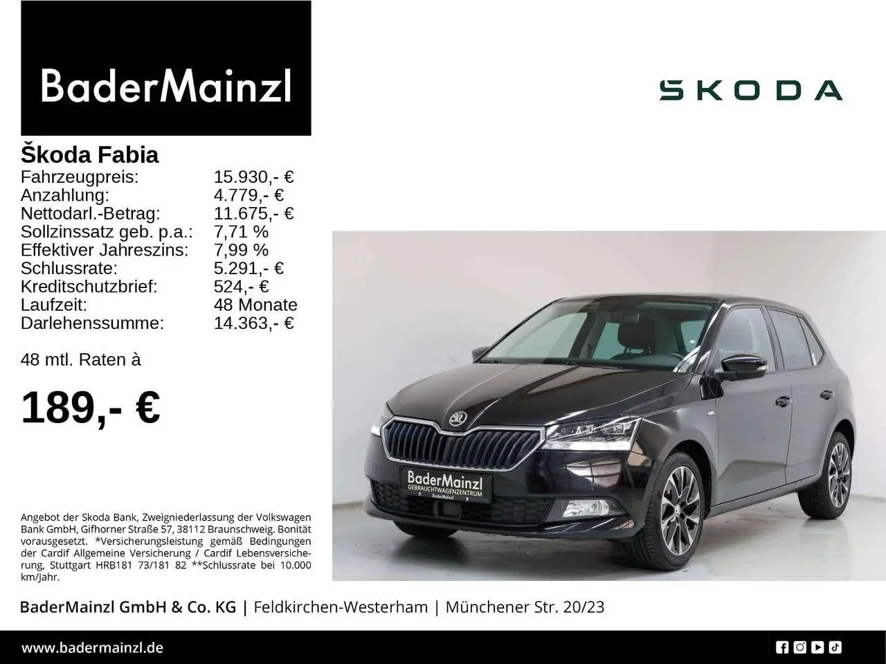 Photo 1 : Skoda Fabia 2021 Essence