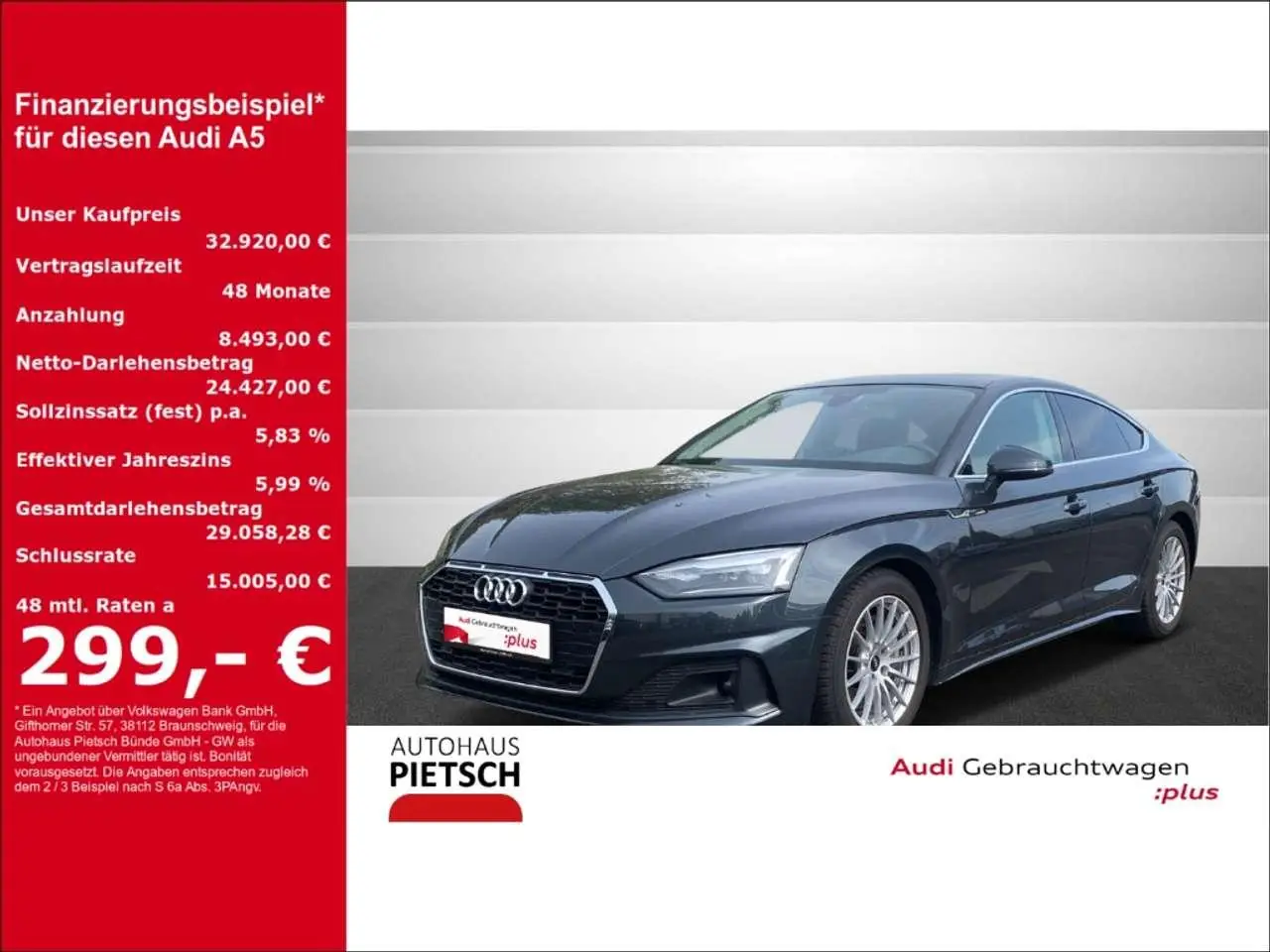 Photo 1 : Audi A5 2021 Petrol