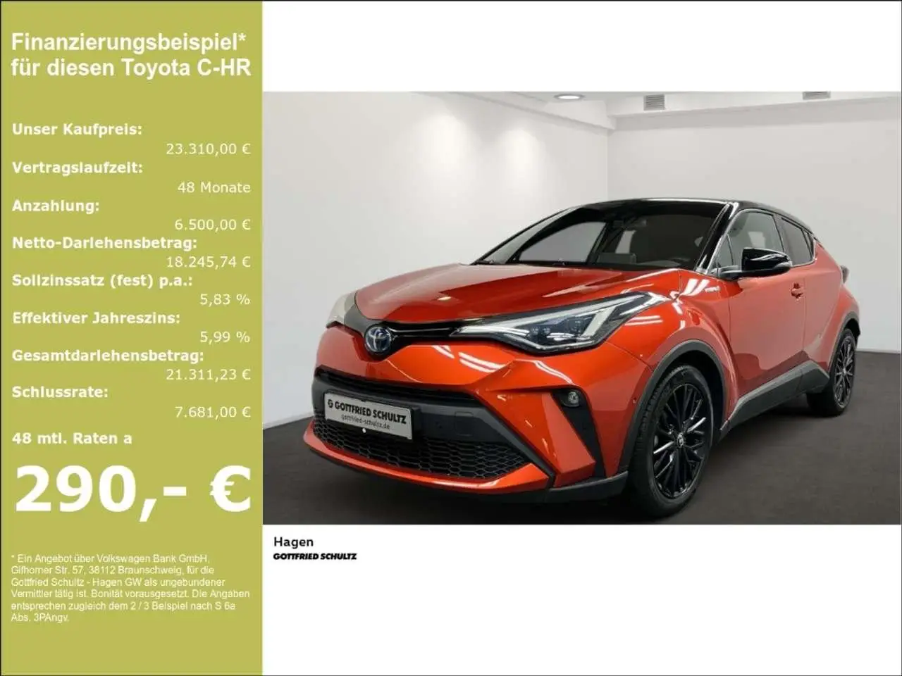 Photo 1 : Toyota C-hr 2020 Hybride