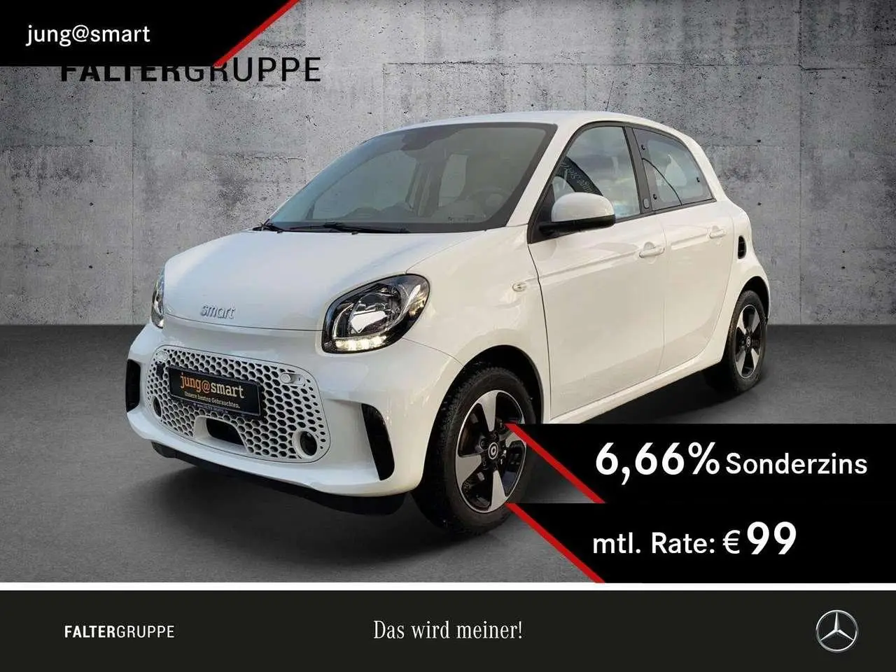 Photo 1 : Smart Forfour 2020 Électrique