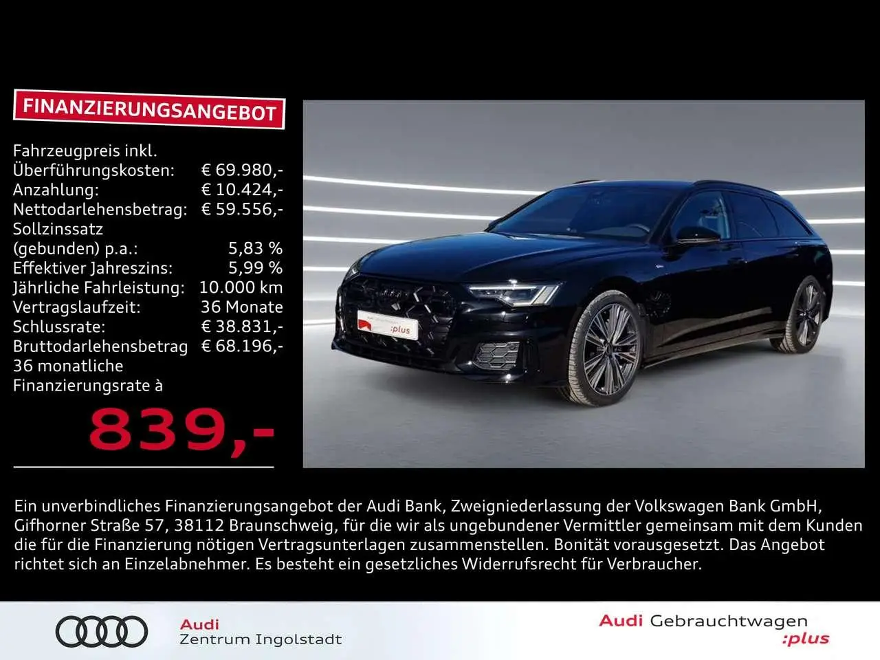 Photo 1 : Audi A6 2023 Diesel