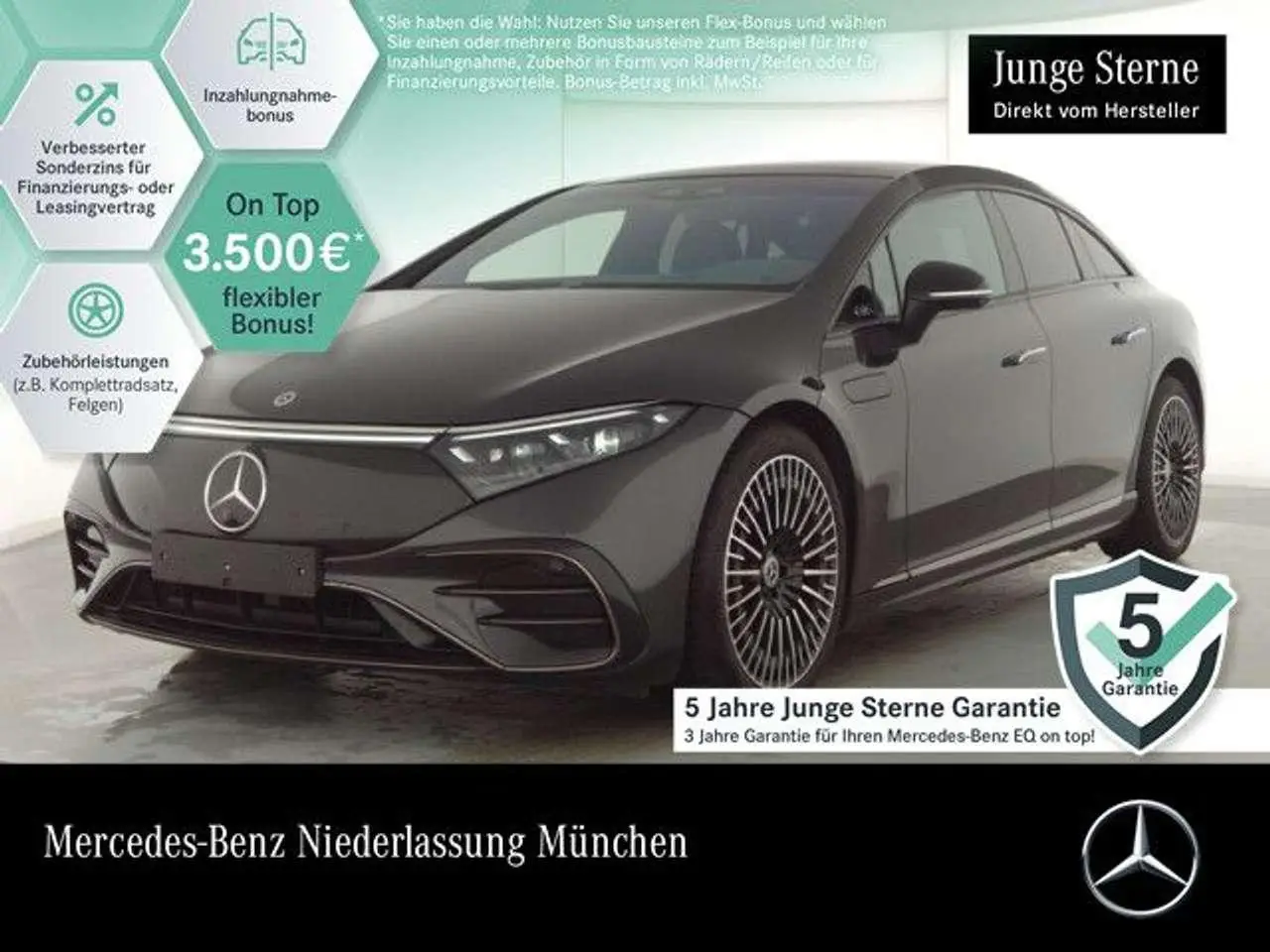 Photo 1 : Mercedes-benz Eqs 2022 Électrique
