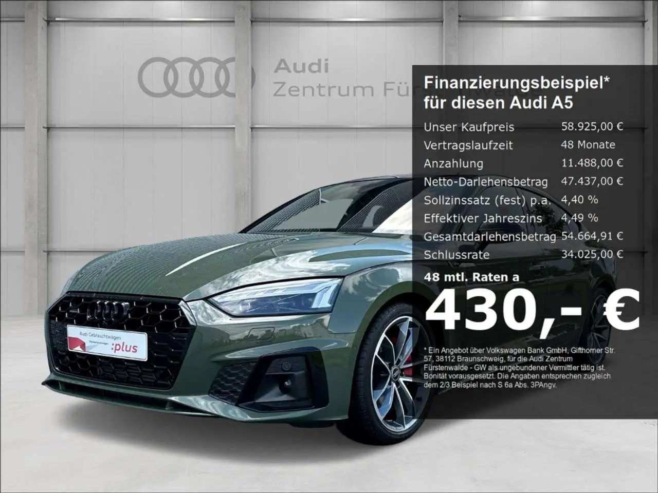 Photo 1 : Audi A5 2023 Essence