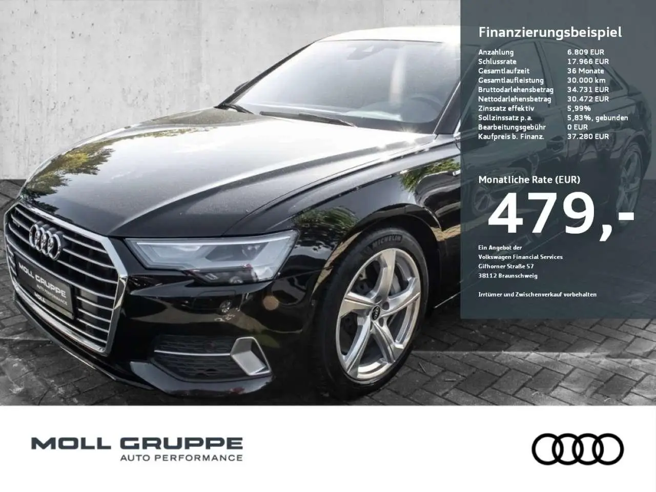 Photo 1 : Audi A6 2021 Hybride