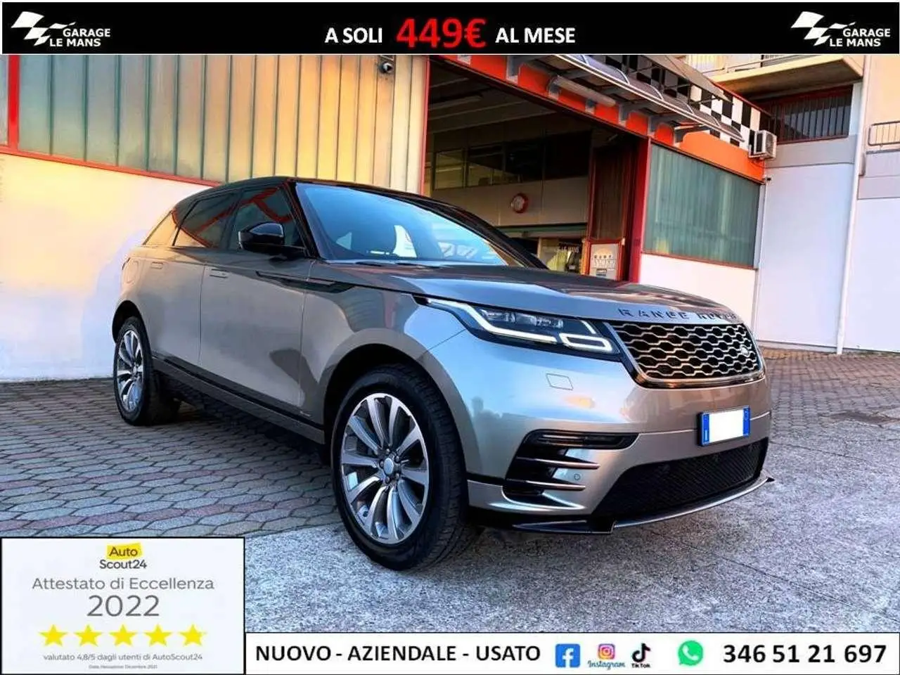 Photo 1 : Land Rover Range Rover Velar 2018 Diesel