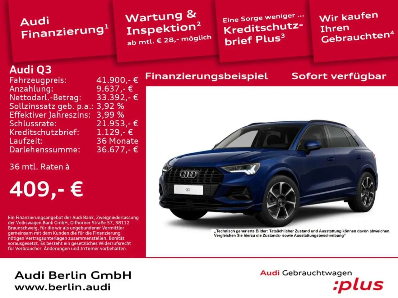 Photo 1 : Audi Q3 2024 Petrol