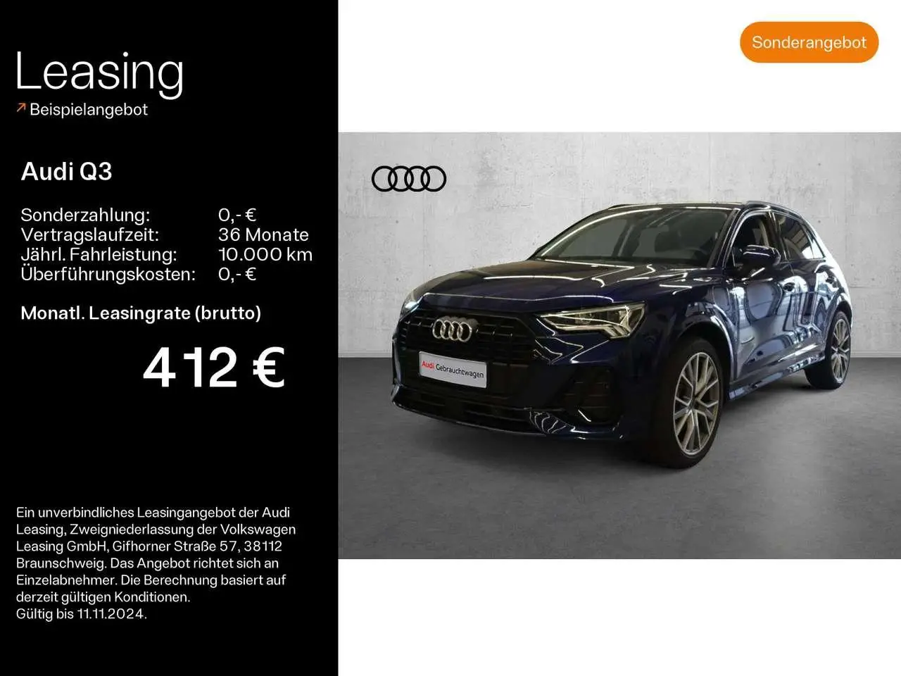 Photo 1 : Audi Q3 2023 Hybride