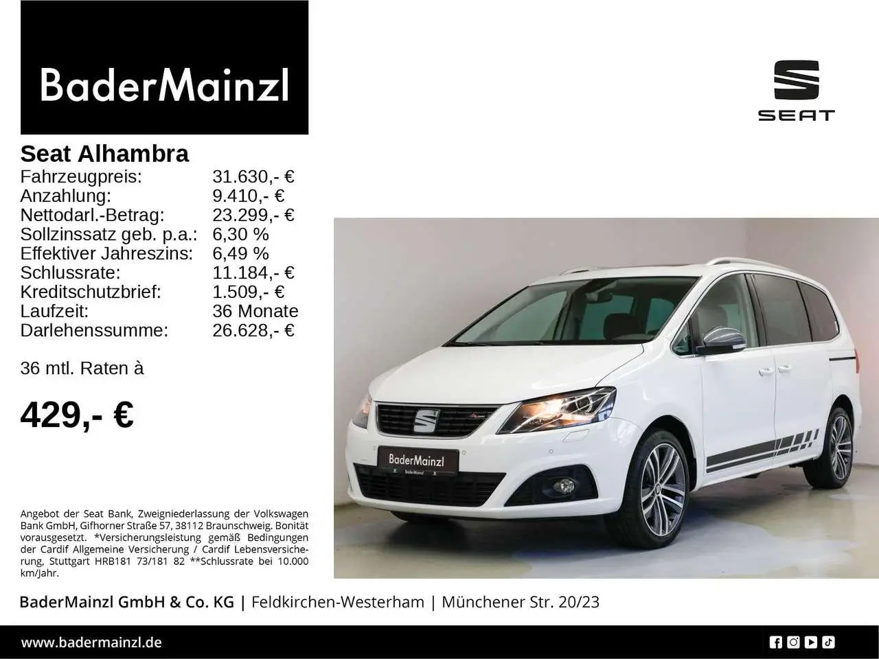 Photo 1 : Seat Alhambra 2020 Diesel