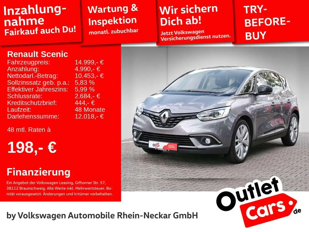 Photo 1 : Renault Scenic 2019 Essence