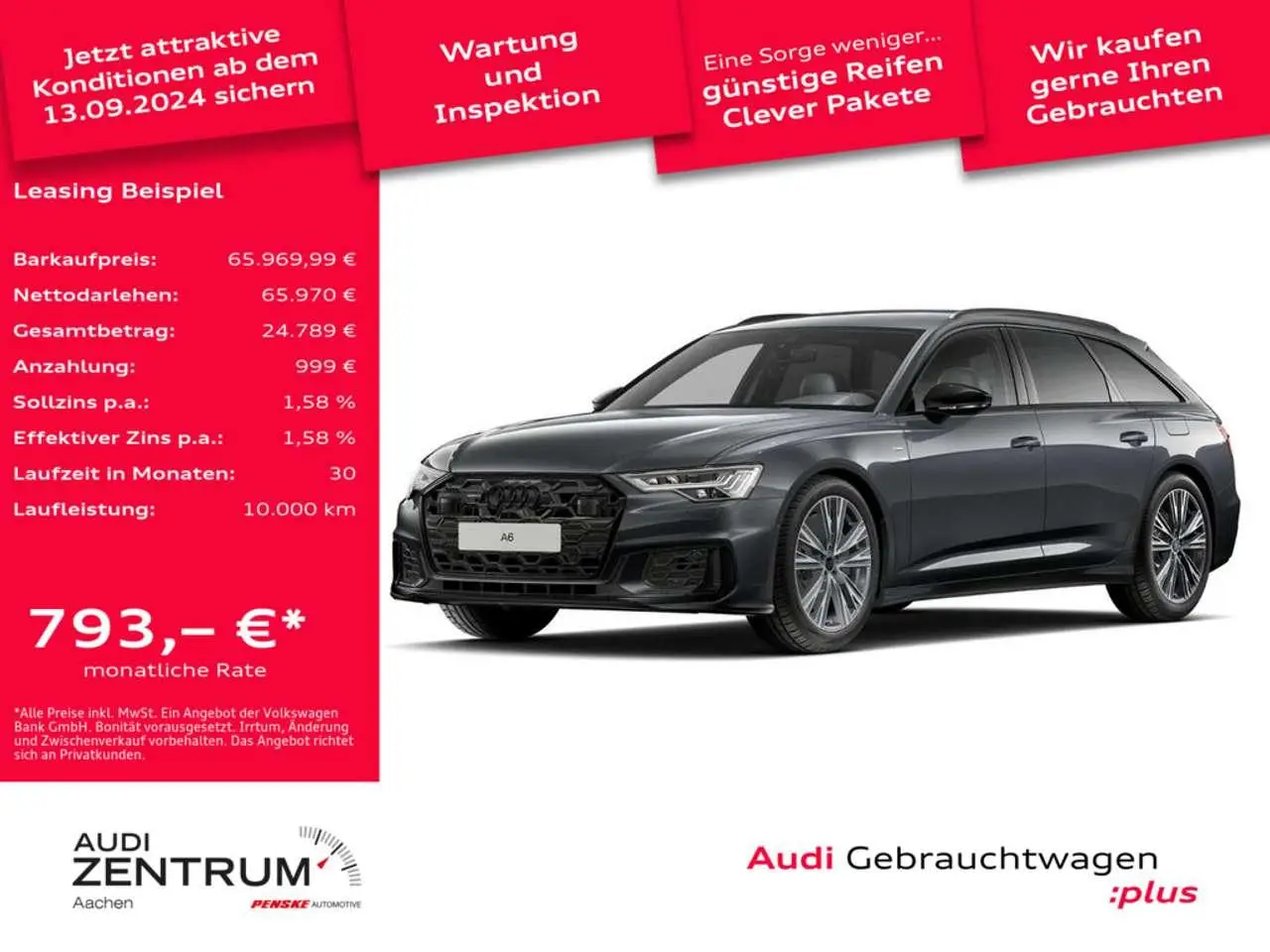 Photo 1 : Audi A6 2023 Hybrid