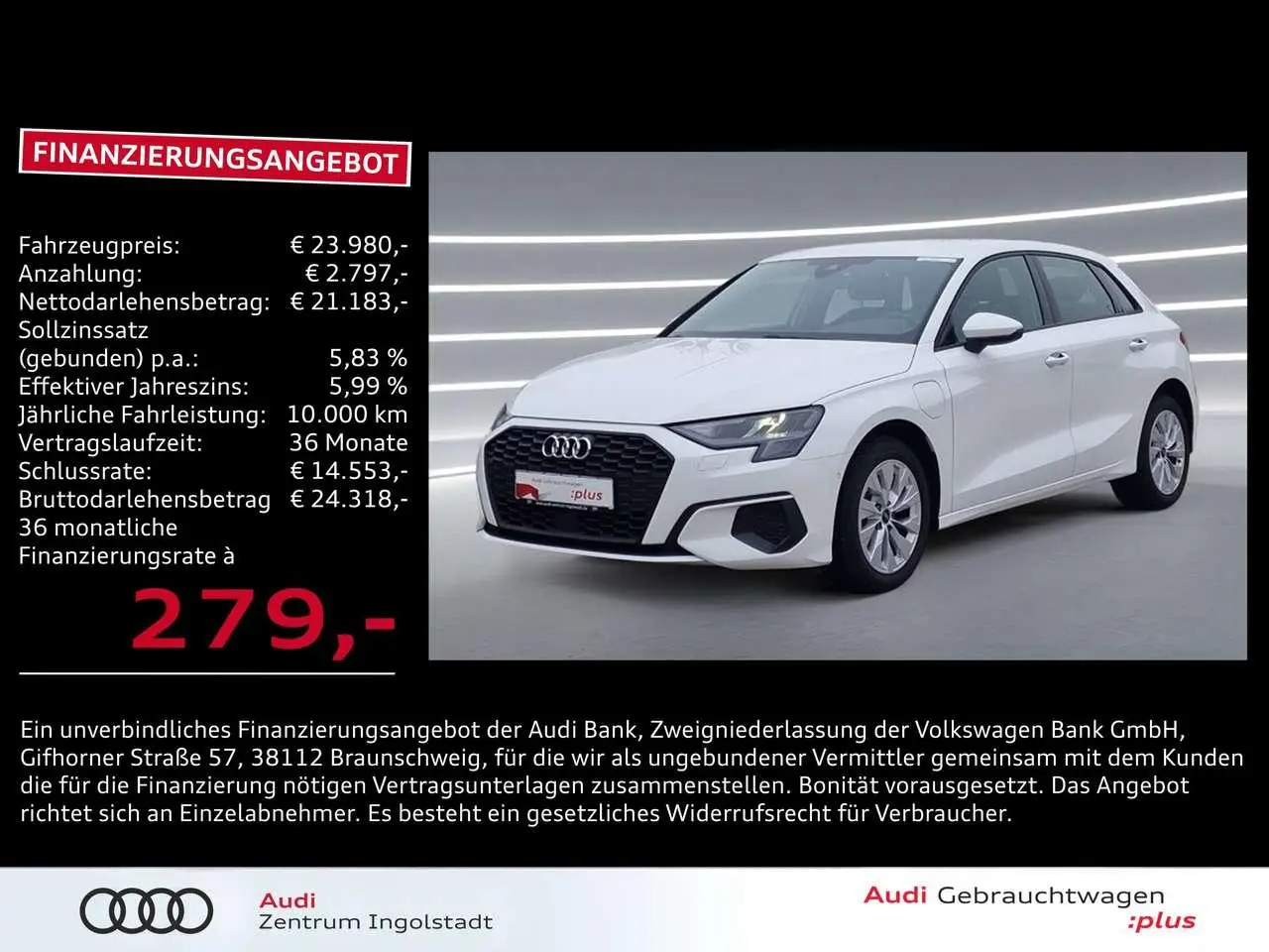 Photo 1 : Audi A3 2021 Hybrid