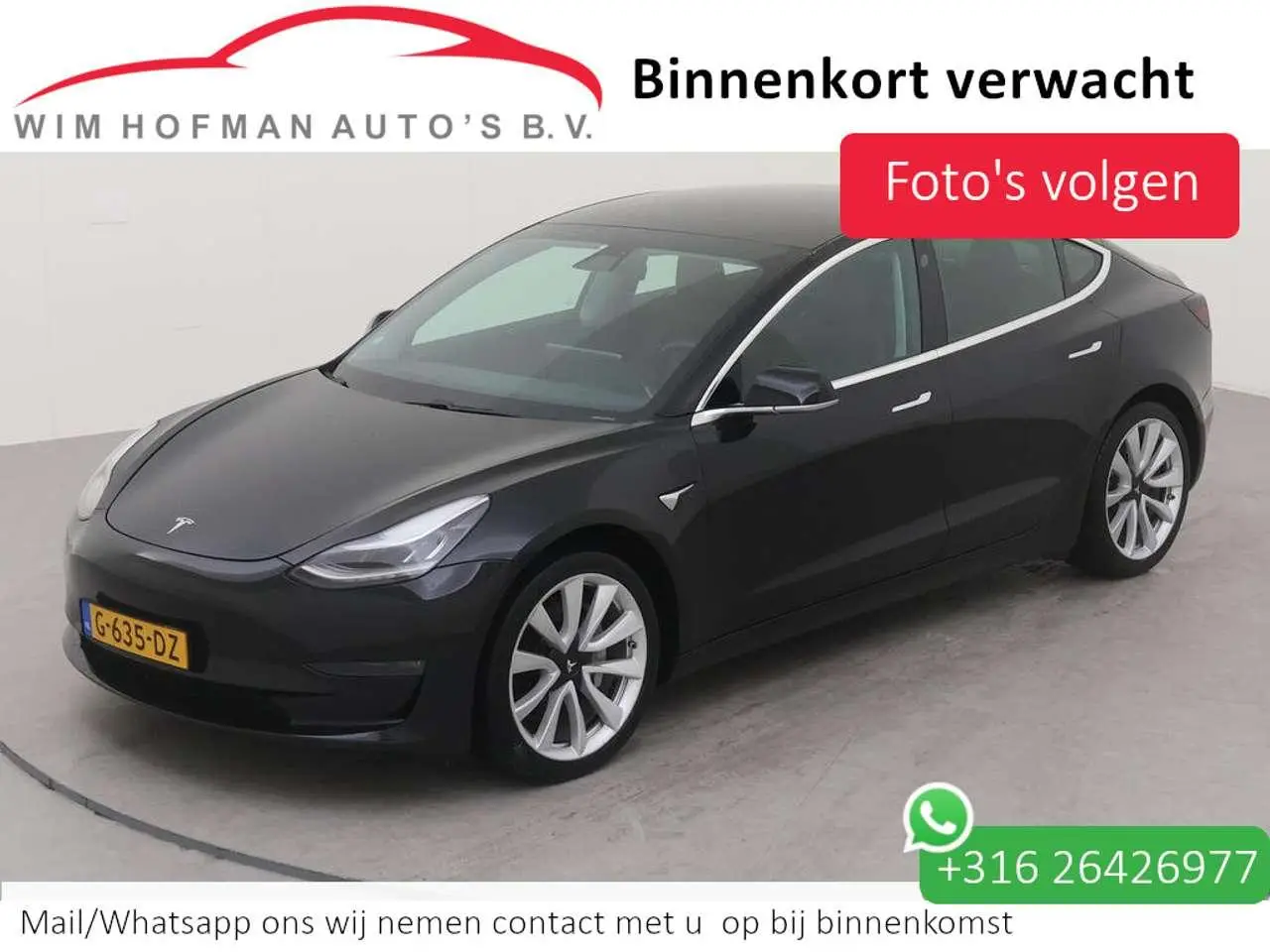 Photo 1 : Tesla Model 3 2019 Électrique