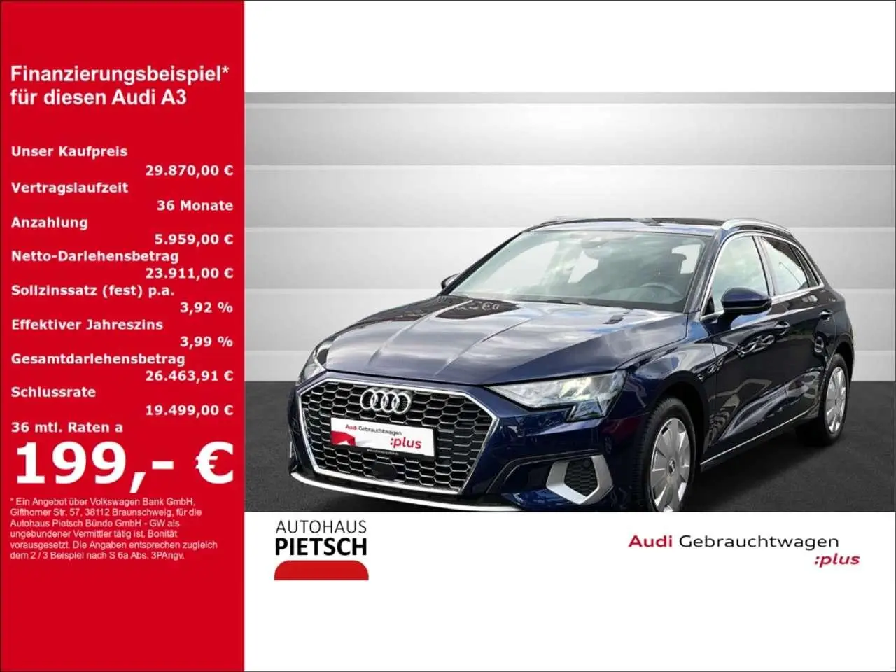 Photo 1 : Audi A3 2023 Petrol