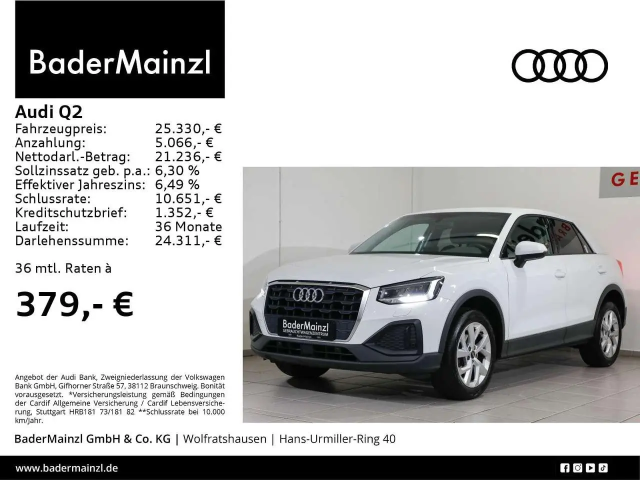 Photo 1 : Audi Q2 2021 Petrol