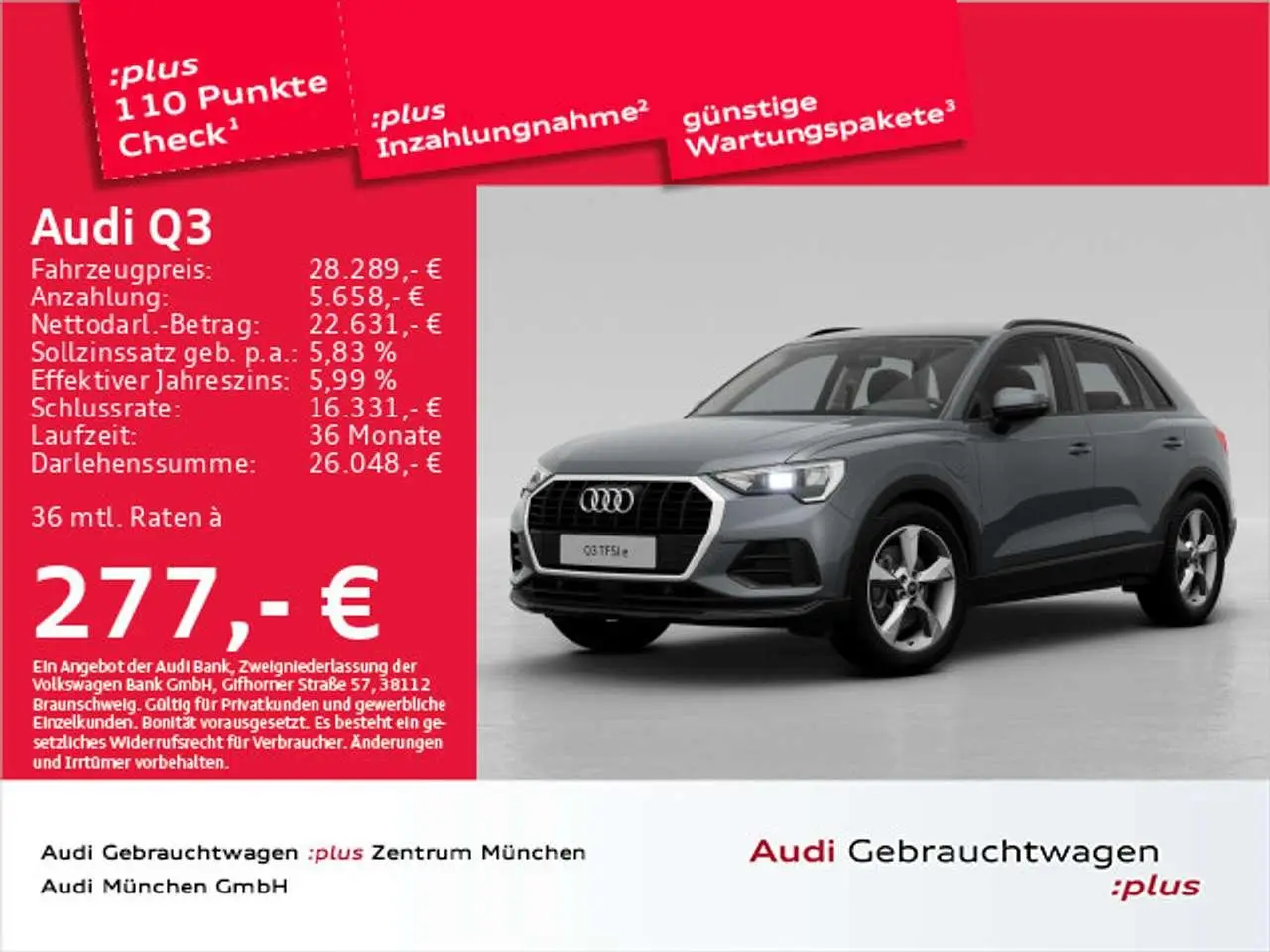 Photo 1 : Audi Q3 2021 Hybride