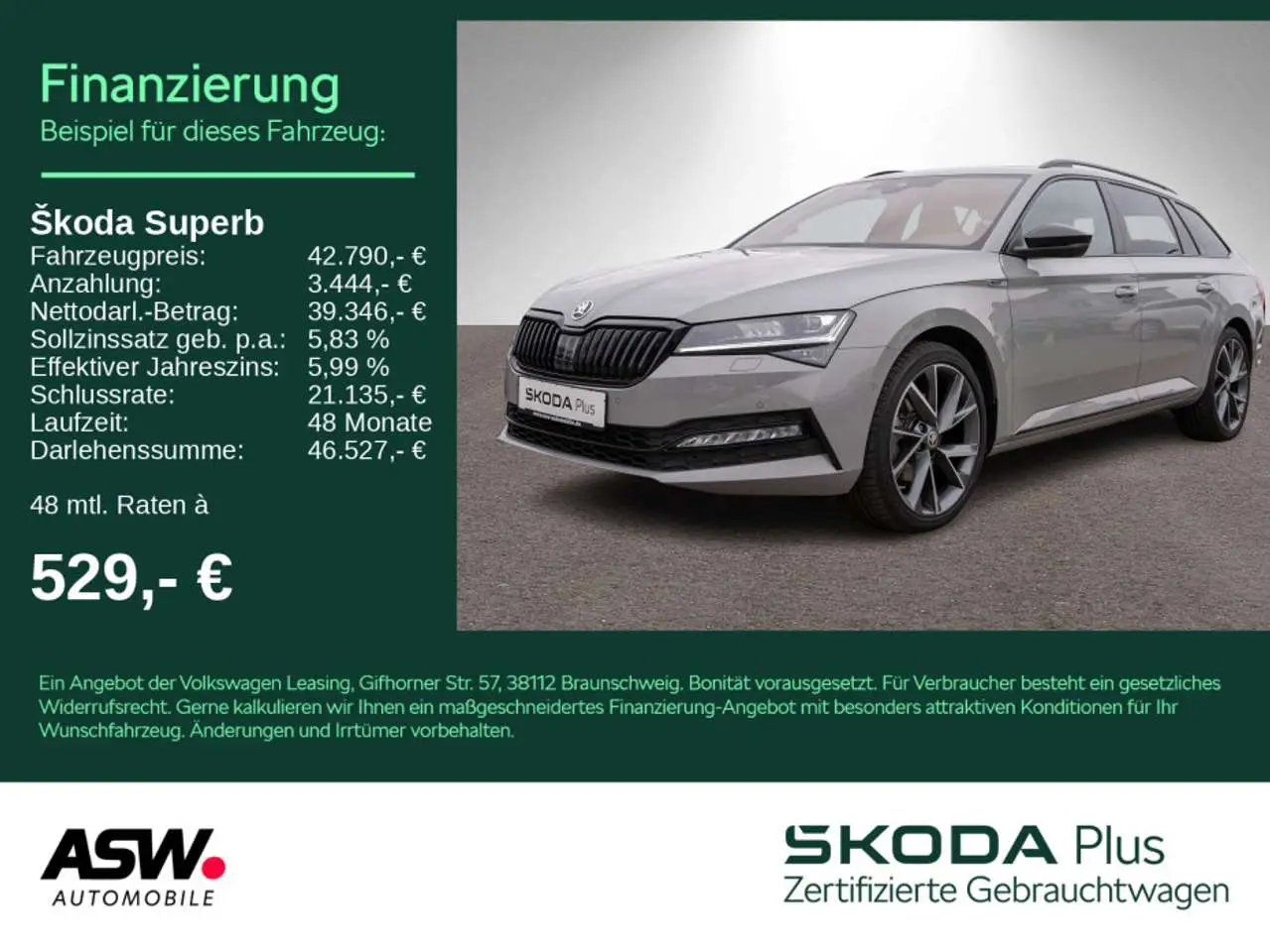 Photo 1 : Skoda Superb 2023 Diesel