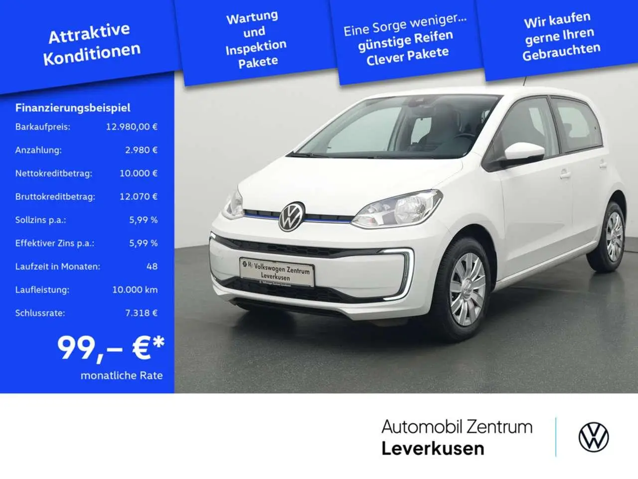 Photo 1 : Volkswagen Up! 2020 Électrique