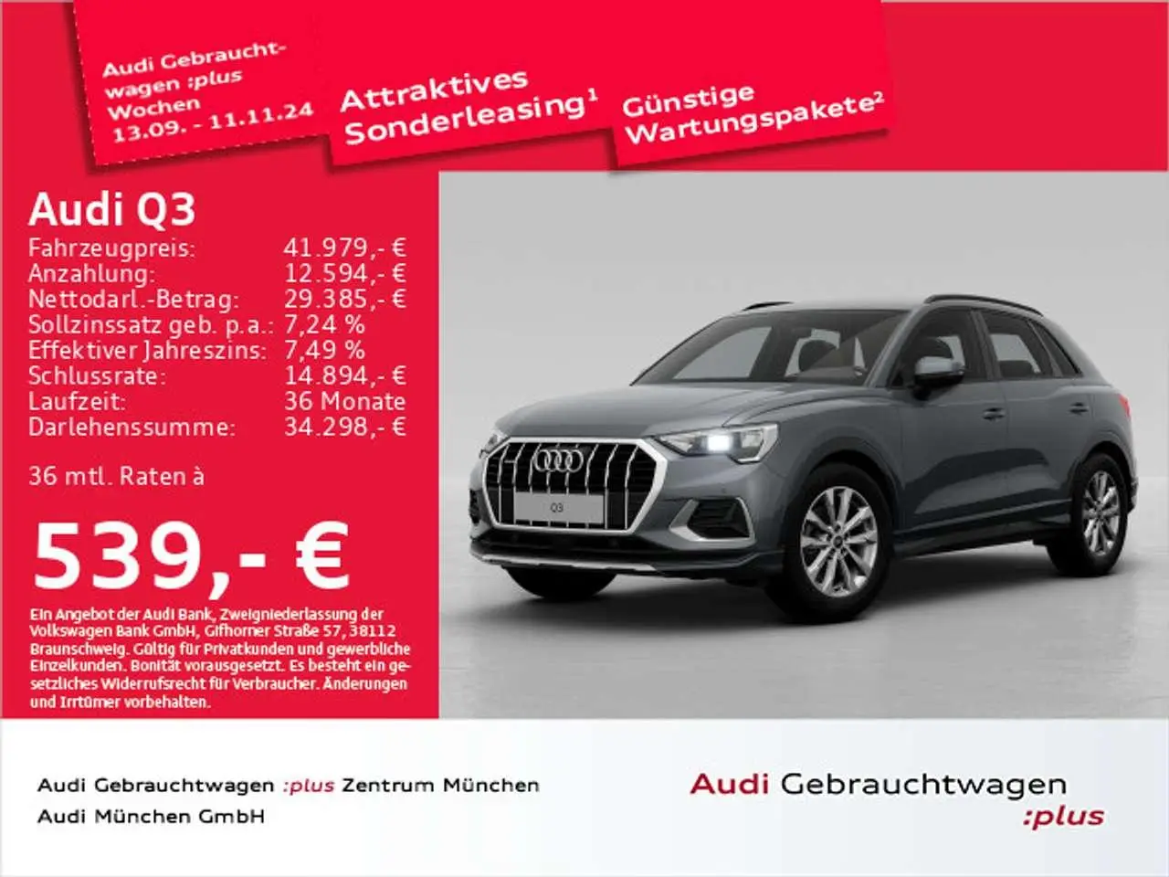 Photo 1 : Audi Q3 2024 Diesel