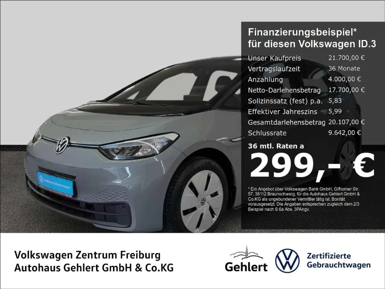 Photo 1 : Volkswagen Id.3 2021 Electric