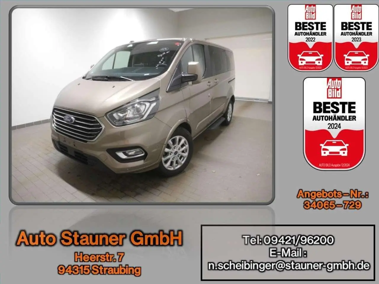 Photo 1 : Ford Tourneo 2023 Diesel