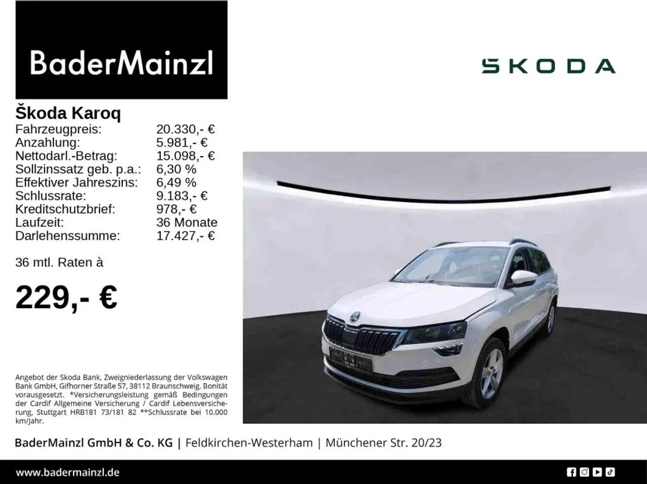 Photo 1 : Skoda Karoq 2021 Petrol