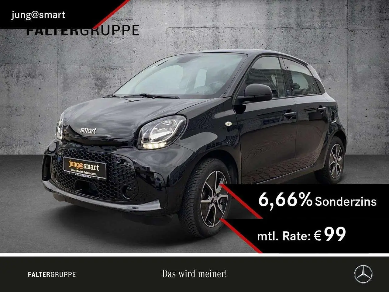 Photo 1 : Smart Forfour 2020 Électrique