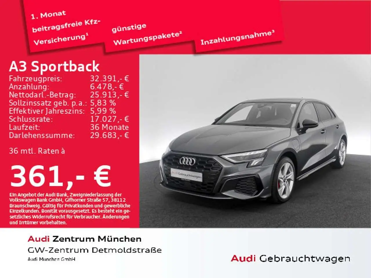 Photo 1 : Audi A3 2021 Hybride