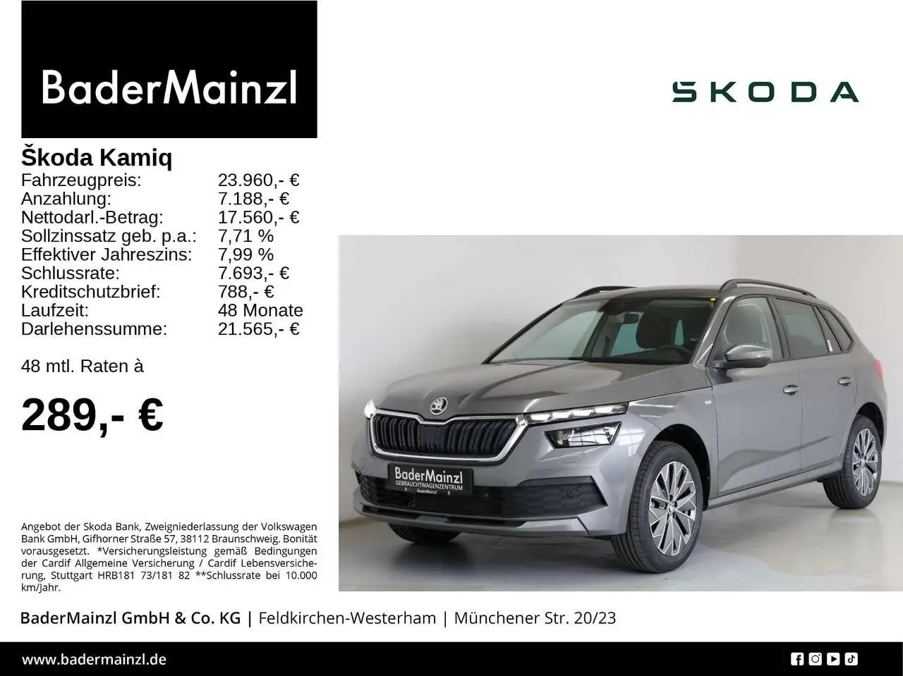 Photo 1 : Skoda Kamiq 2023 Petrol