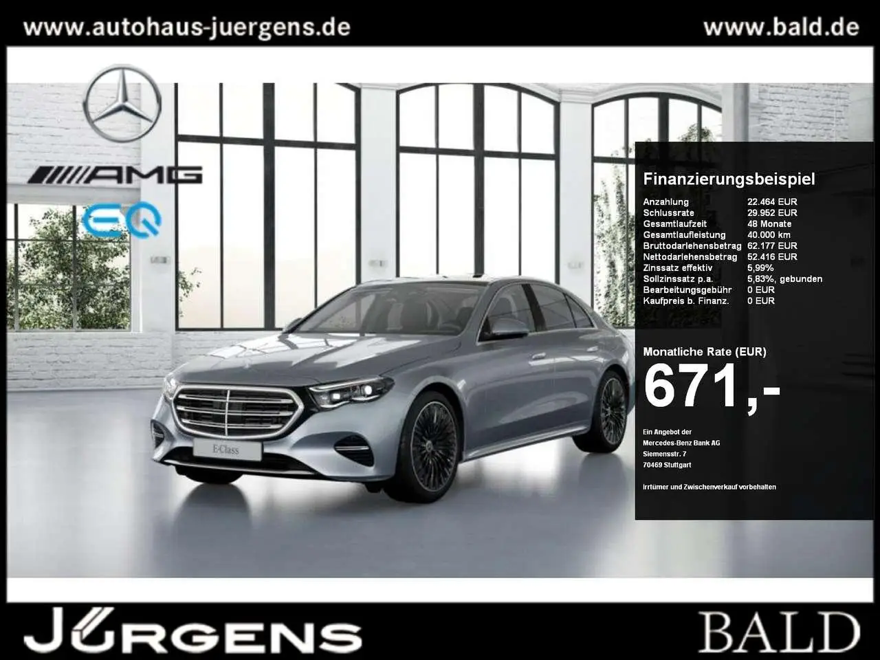 Photo 1 : Mercedes-benz Classe E 2023 Diesel