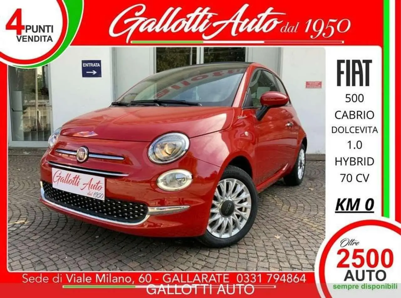 Photo 1 : Fiat 500c 2022 Hybrid