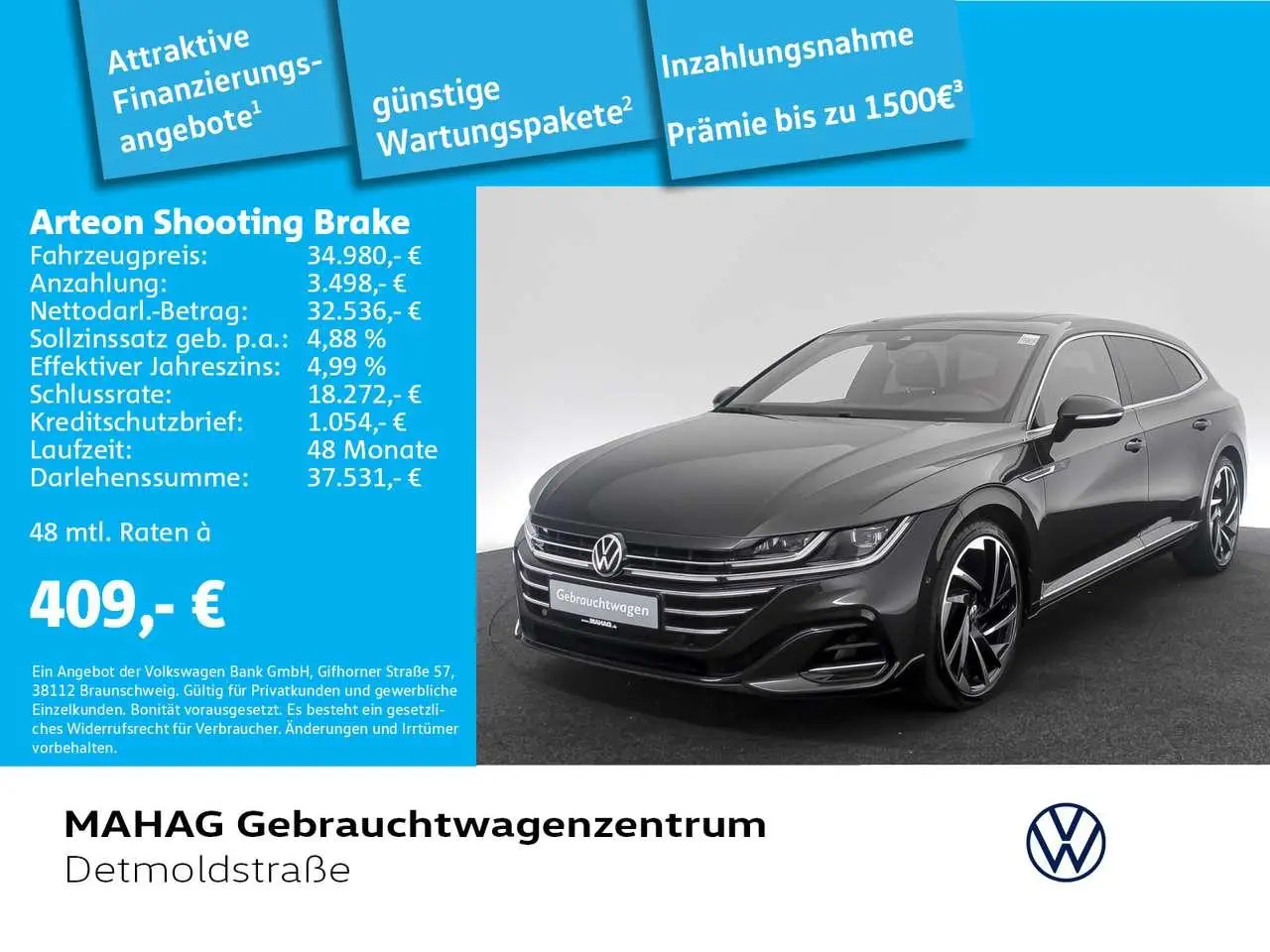 Photo 1 : Volkswagen Arteon 2021 Diesel