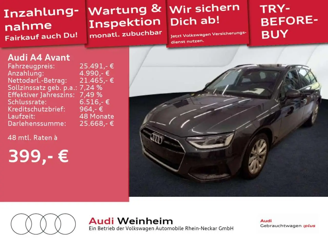 Photo 1 : Audi A4 2020 Diesel