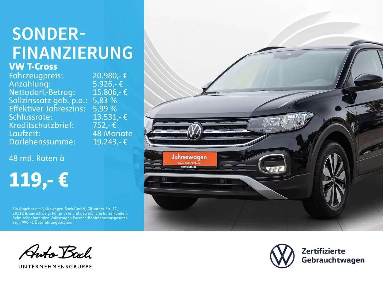 Photo 1 : Volkswagen T-cross 2023 Petrol